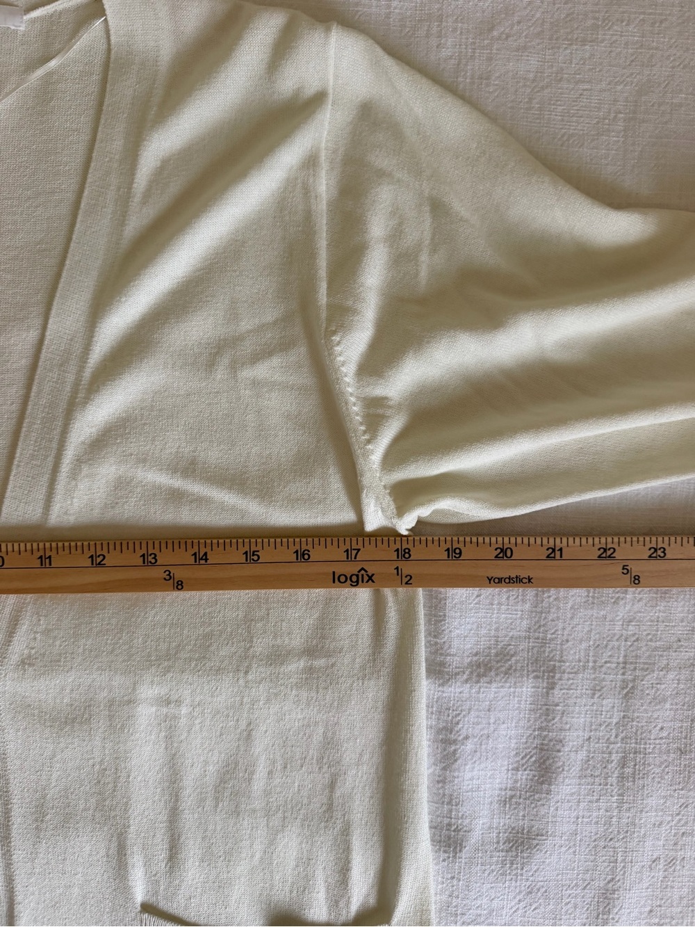 Uniqlo UV Cut Slit Cream Knit Long Cardigan - Picture 8 of 9